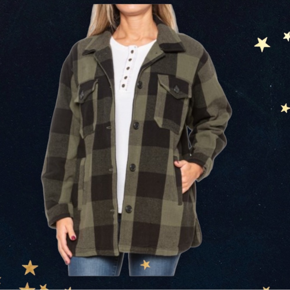 Lucky Brand Oversized Shirt Jacket Size Medium